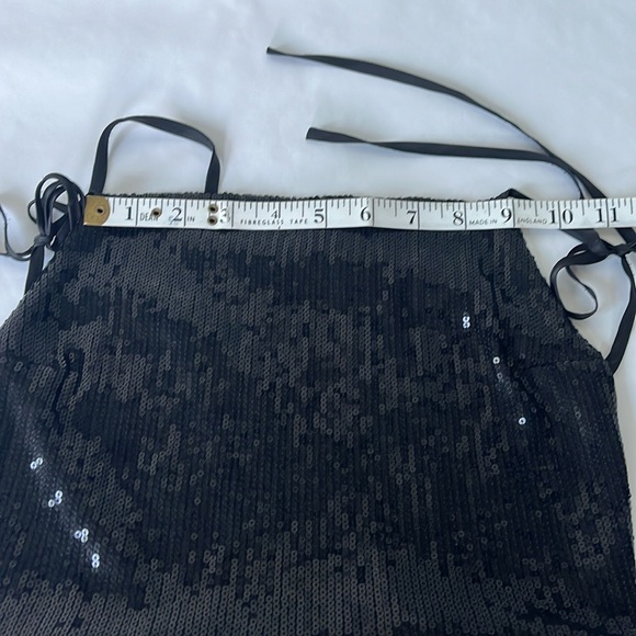 Backless Sequin Wide Leg Jumpsuit - Picture 7 of 9